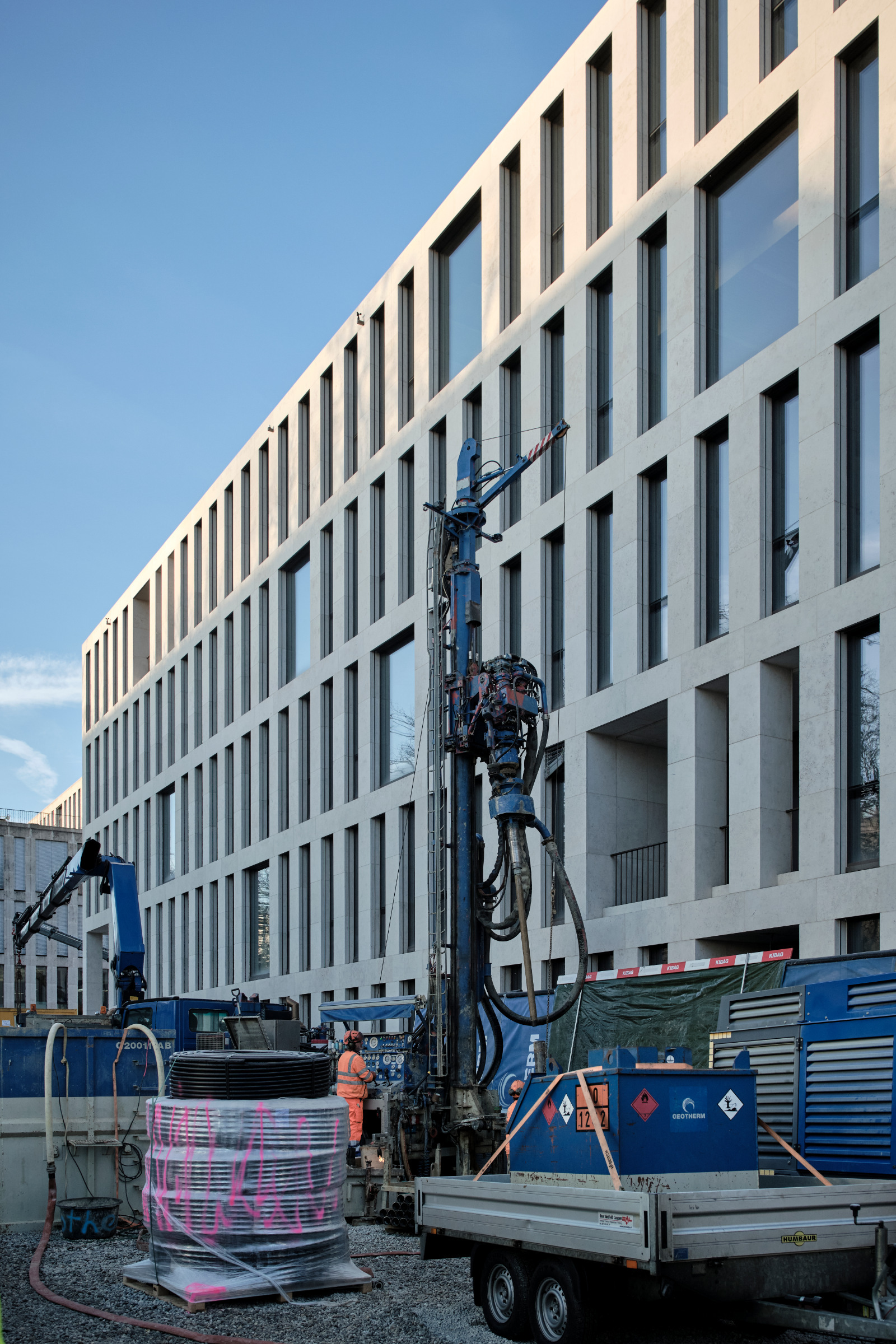 Erdsonden Impressionen Bohrgeraet